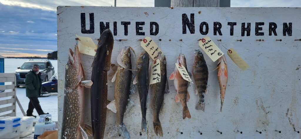 2026 UNS Ice Fishing Leader Board